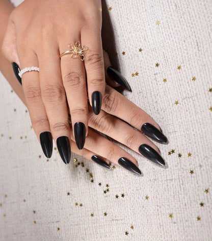Black Preesonnails With Nailkit