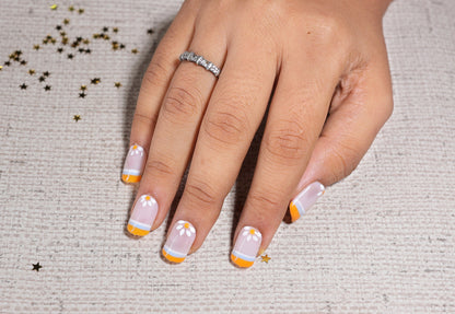 french & flower Pressonnail With Nailkit