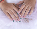 Green French Preesonnail With Nailkit