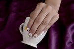 Black Heart Goldan Foli Preesonnail With Nailkit