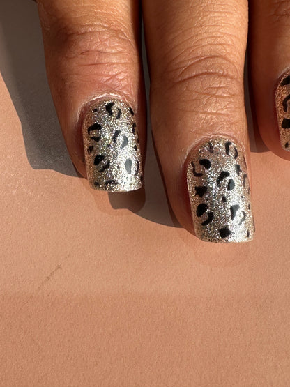 Animal Print Presson Nail With Nail kit LP