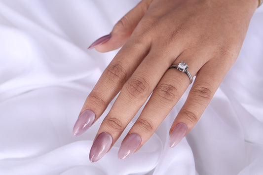 pink cateye preeson nail with nailkit