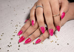 Short Almond Pink PressonNail With Nailkit