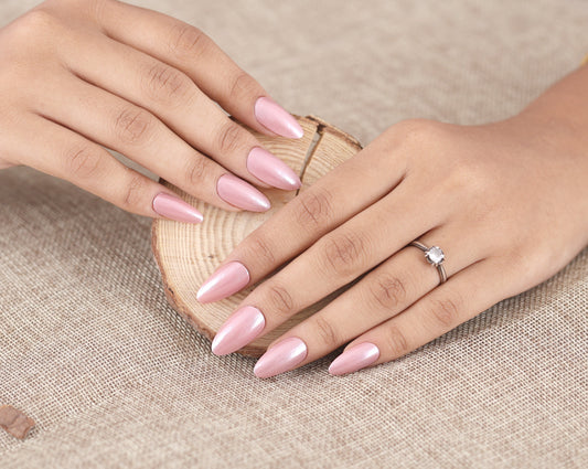 pink crom preesonnail with nailkit