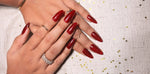 Glittery Red PressonNail With Nail KIt