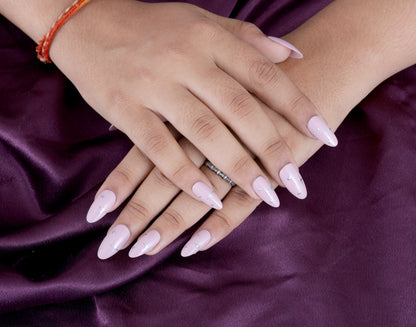 Pink Crome Preesonnail With Nailkit