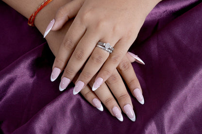 White French Pall Preesonnail With Nailkit