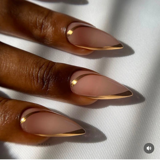 NUDE N GOLD TOUCHH PRESSONNAIL WITH NAILKIT