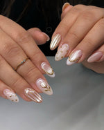 CATEYE N CHROME LLINE PRESSON NAIL WITH NAILKIT