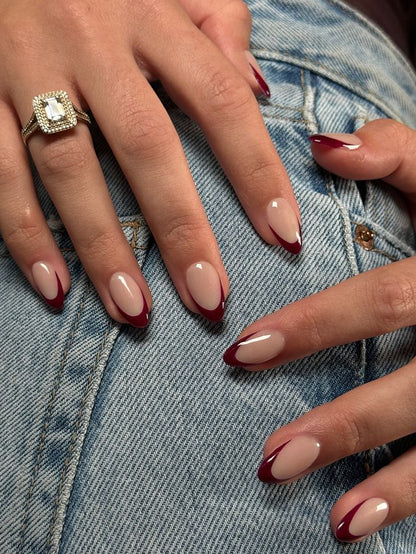 RED FRANCHE PRESSONNAIL WITH NAILKIT