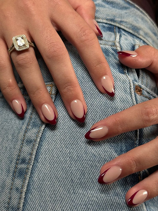 RED FRANCHE PRESSONNAIL WITH NAILKIT