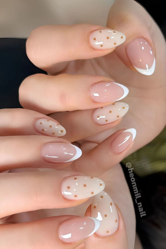 FRANCHE N POLKADOT PRESSONNAIL WITH NAILKIT